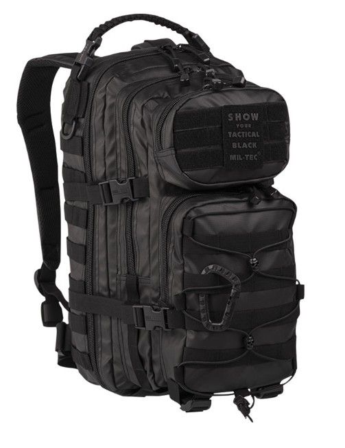 Backpack Tactical SM Mil-Tec, Black (20L)