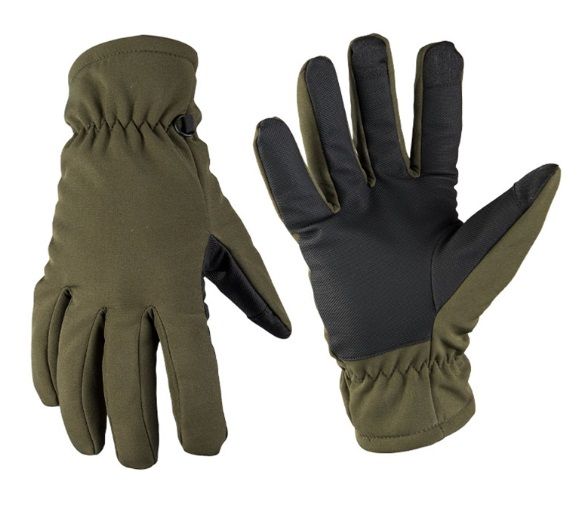 SoftShell Thinsulate Mil-Tec Gloves, Olive